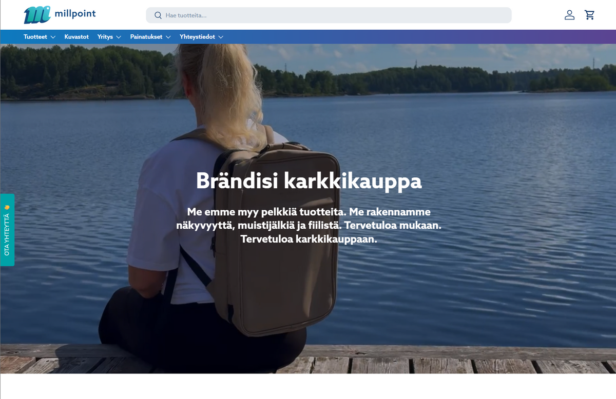Millpointin verkkosivut saivat uuden ilmeen – ja lisää herkkuja on tulossa!