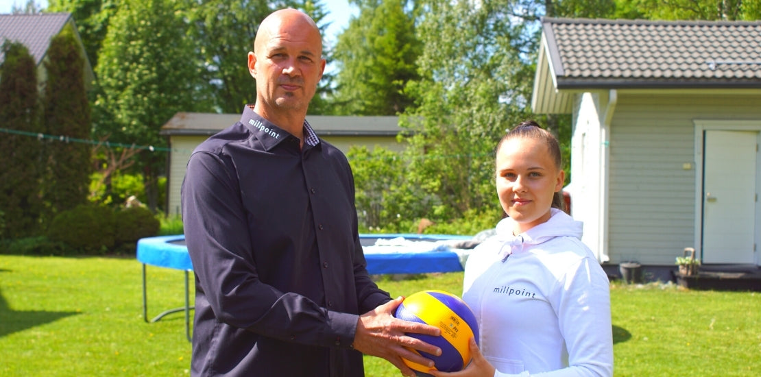 Millpoint tukee Juulia Jäppisen matkaa kohti lentopallohuippua