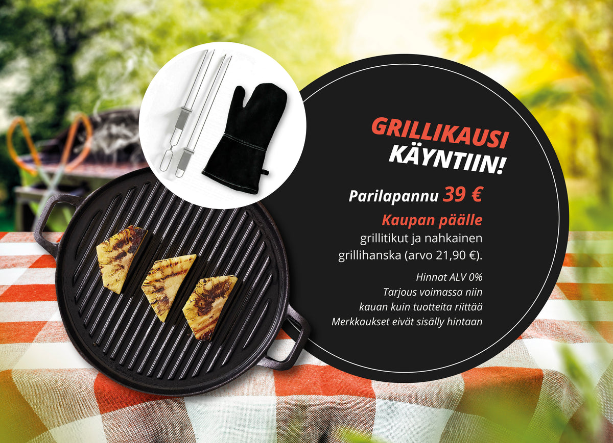 Grillikausi vauhdilla käyntiin huipputarjouksella!