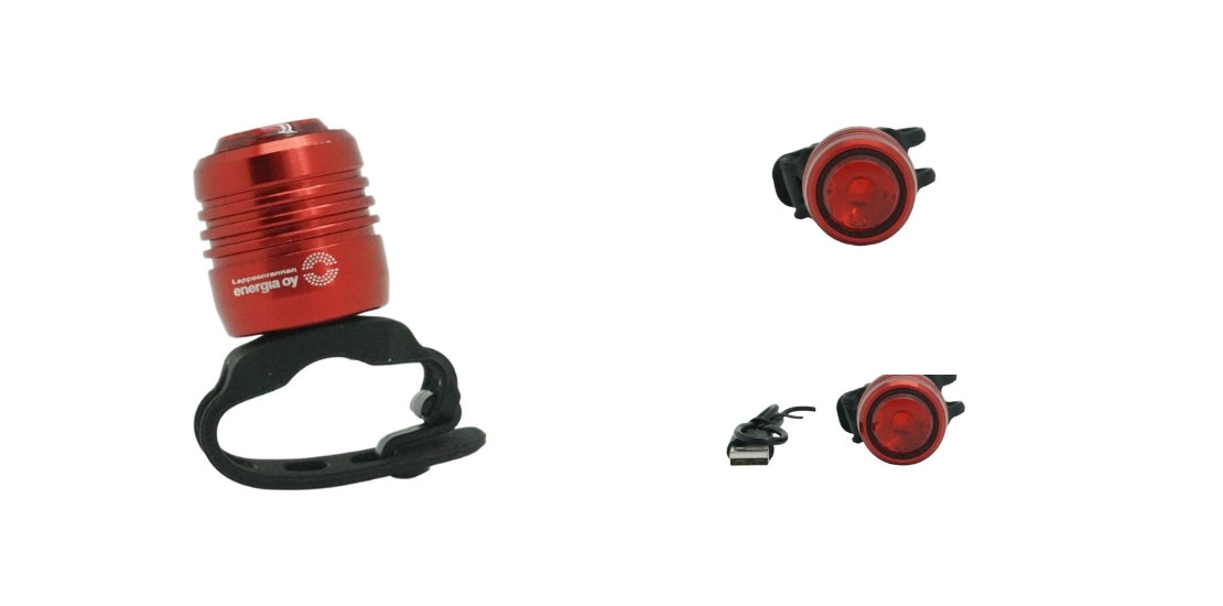 Polkupyörän takavalo, USB-ladattava