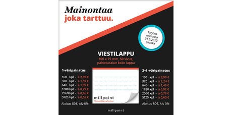 Viestilapun tarjousaikaa jatkettu