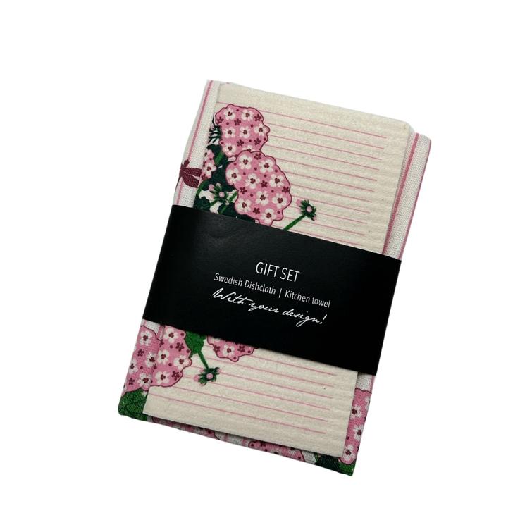 Tiskir&auml;tti ja keitti&ouml;pyyhe lahjasetti