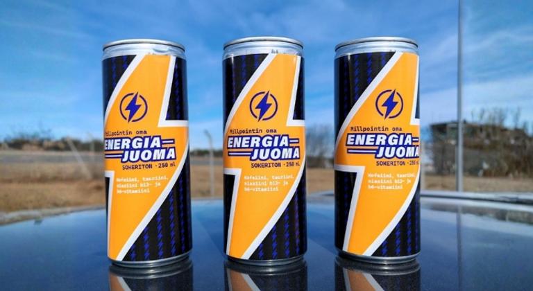 Energiajuoma 250 ml sokeriton