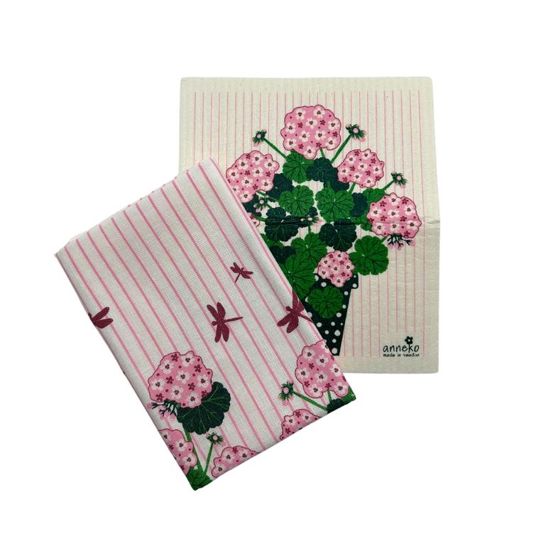 Tiskir&auml;tti ja keitti&ouml;pyyhe lahjasetti