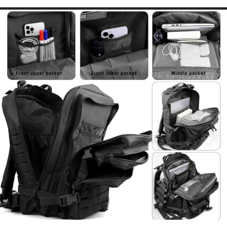 Tactical backpack tarvikereppu