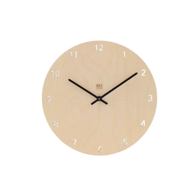 Kolo Design kello 30 cm koivu
