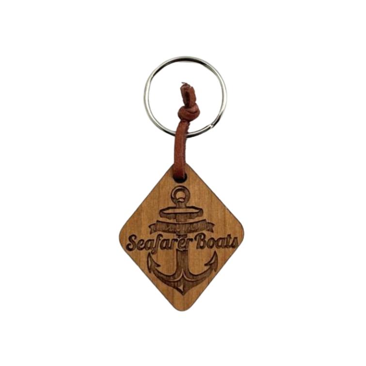 Kotimainen puinen avaimenperä