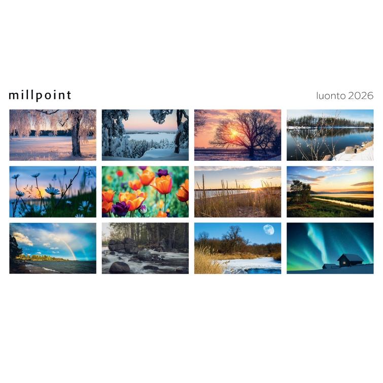 Kotimainen seinäkalenteri A4