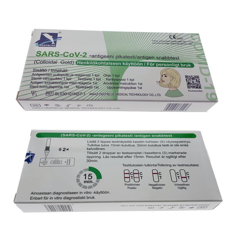 DeepBlue koronapikatesti antigeeni Covid-19