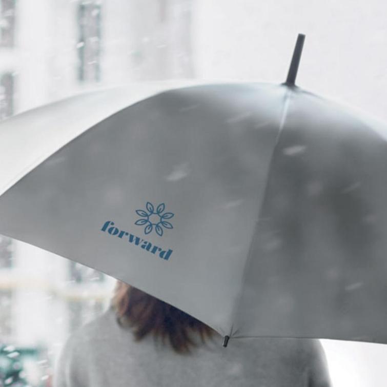 Silver heijastava sateenvarjo