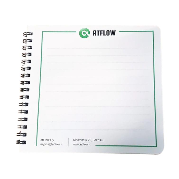 Logo kierrelehtiö pieni neliö